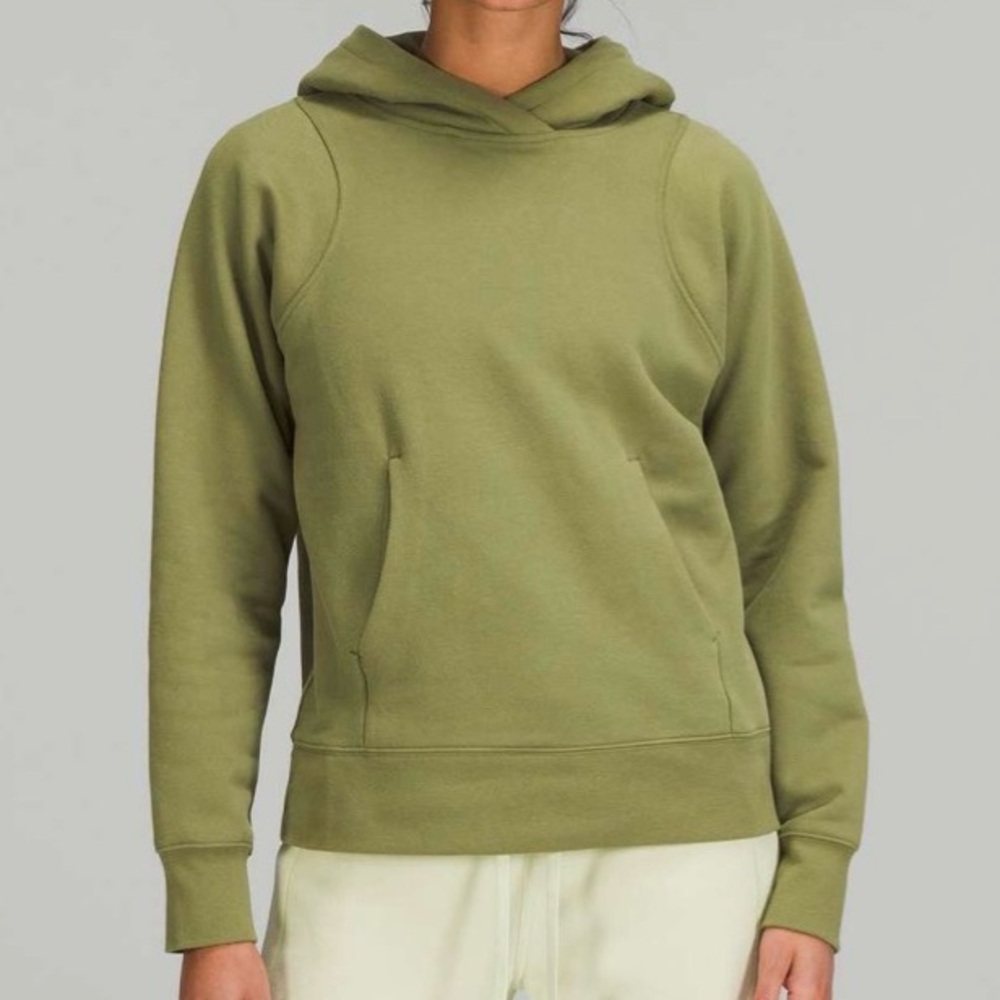 Lululemon Loungeful Hoodie in Bronze Green